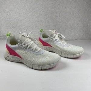 Easy Spirit X Denise Austin Flower Walking Sneakers Womens Sz 9M White/Pink 7855